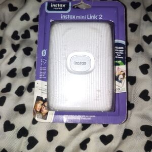 Instax Mini Link 2 Printer - White and Purple Packaging